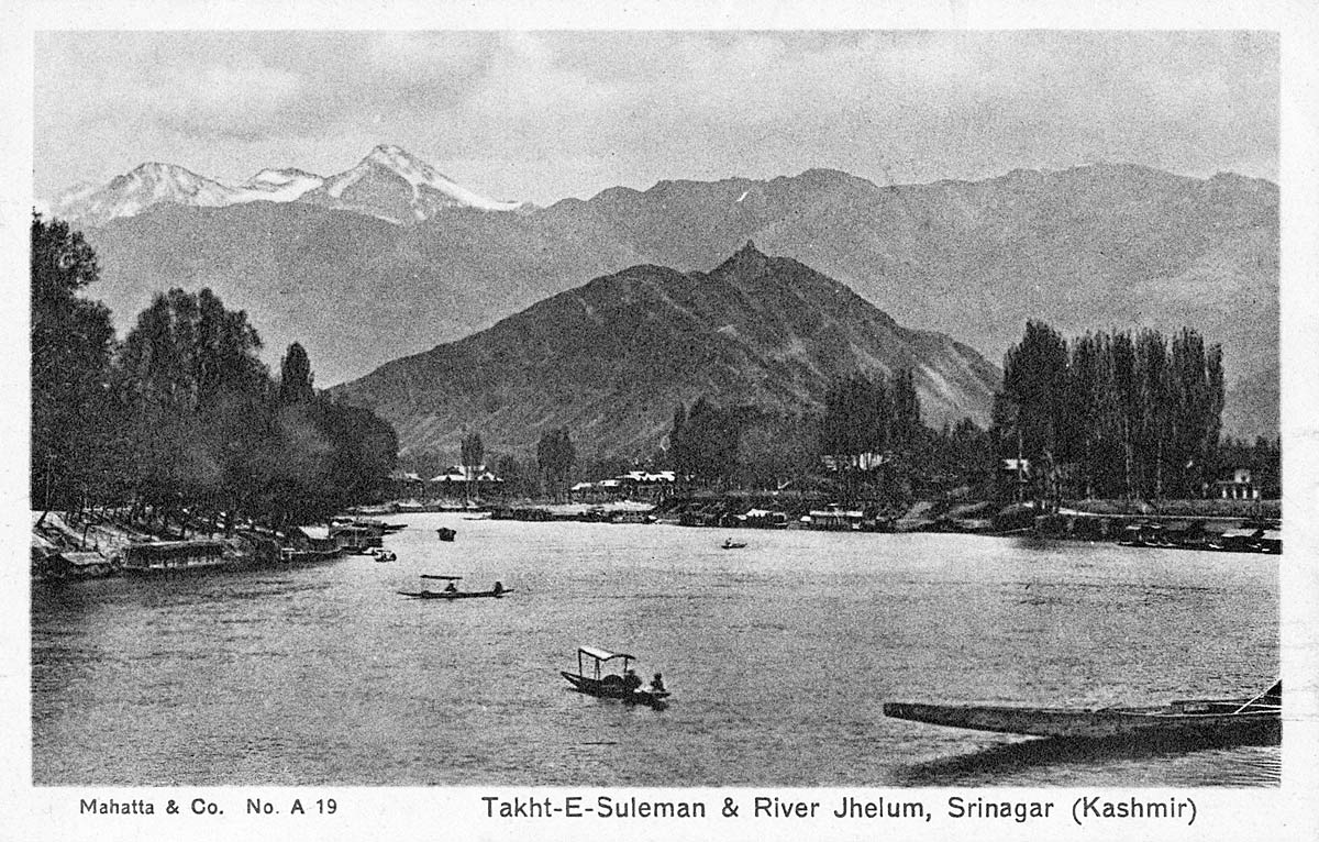 Takht-e-Suleman and River Jhelum