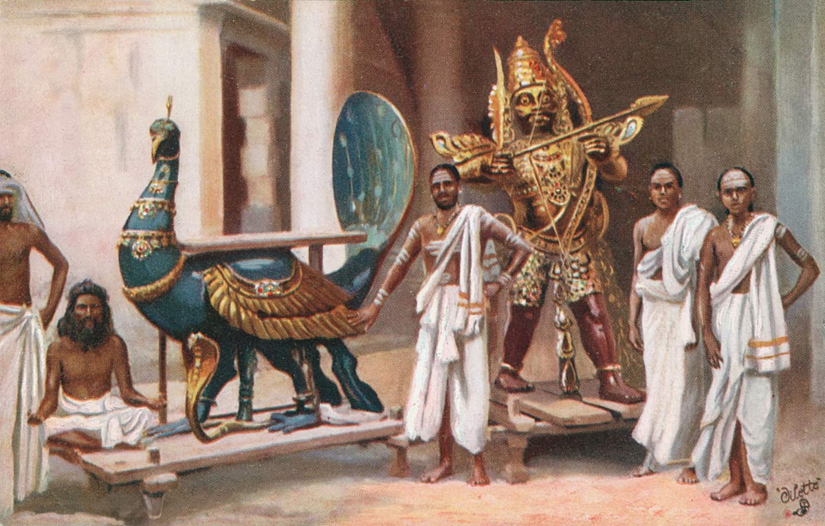 Ceylon. Hindoo God Siva.