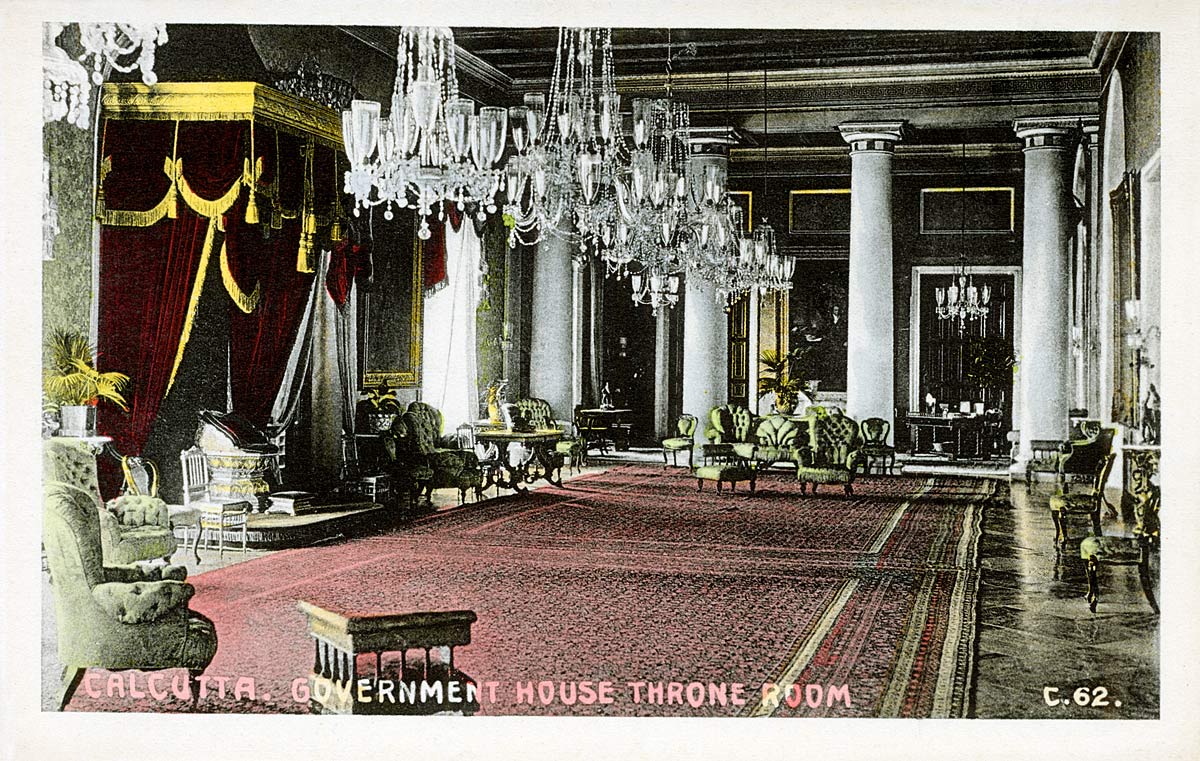 Calcutta. Government House Throne Room