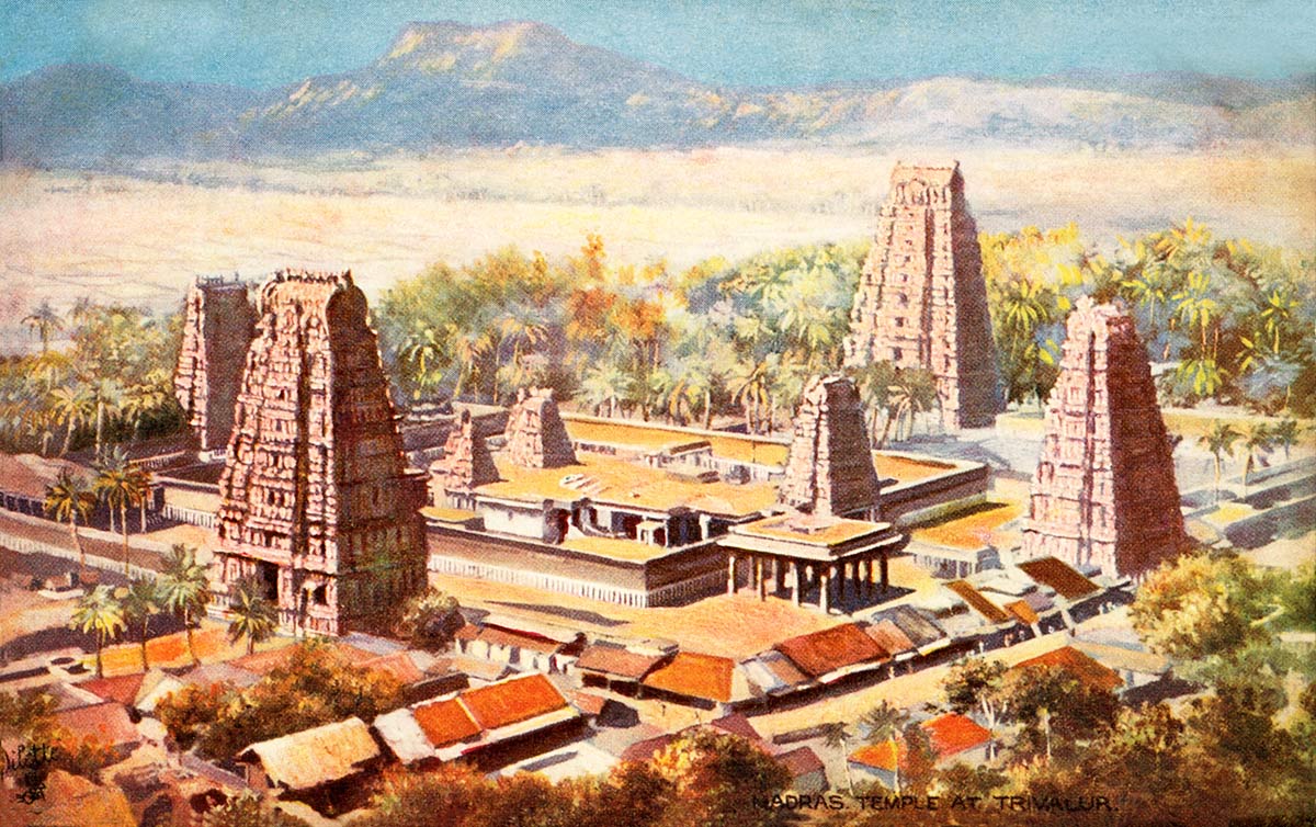 Madras, Temple at Tirvalur