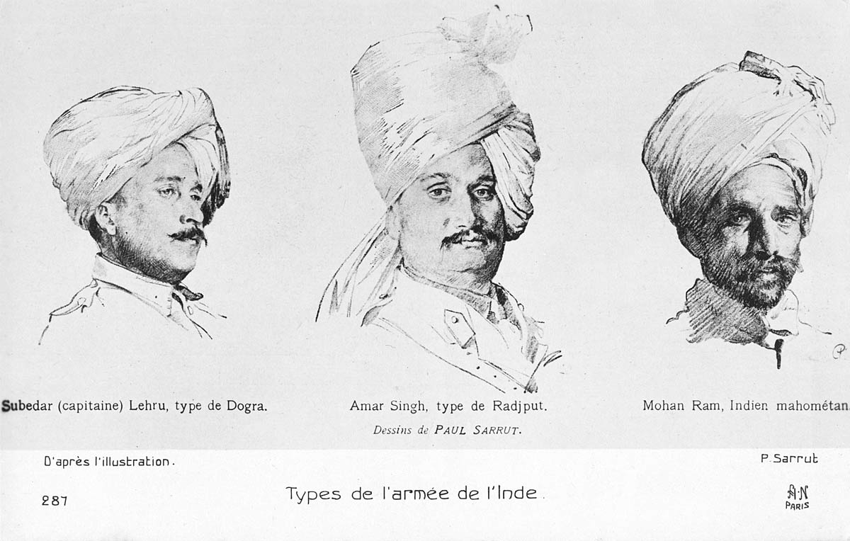 Types de l'armee de l'Inde