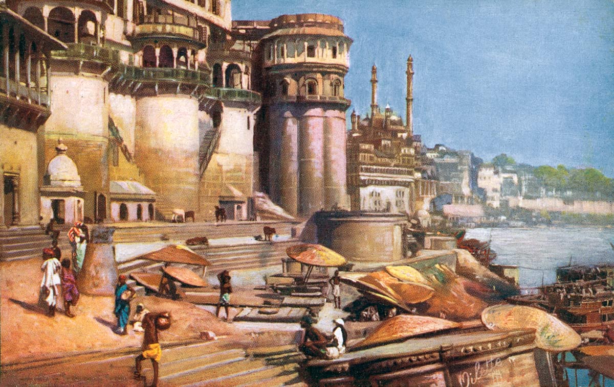 The Burning Ghat, Benares