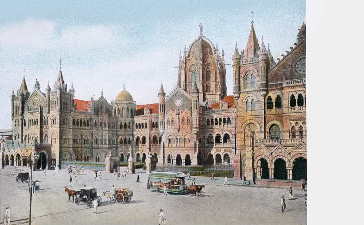 Victoria Terminus G.I.P. Ry. [Railway] Bombay.