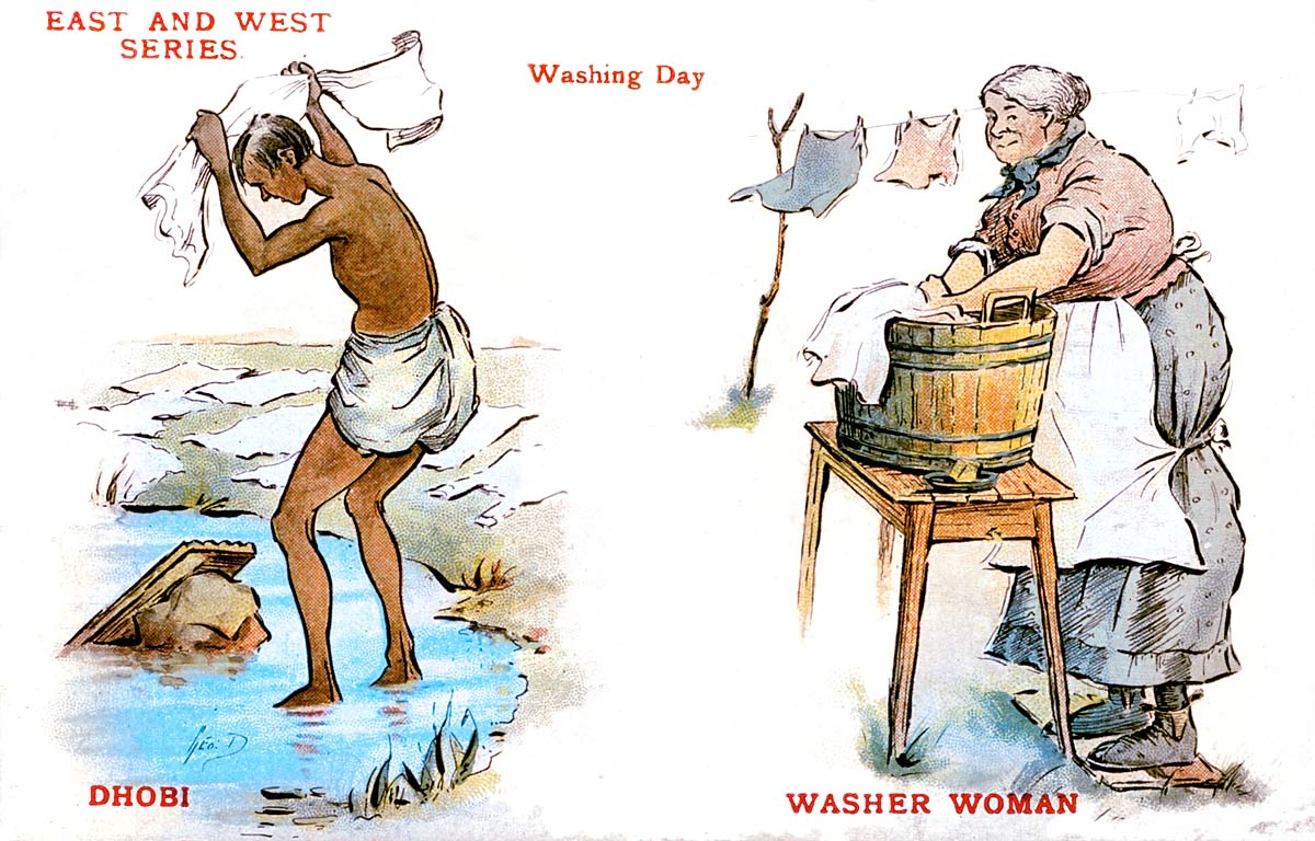 Washing Day Dhobi Washer Woman