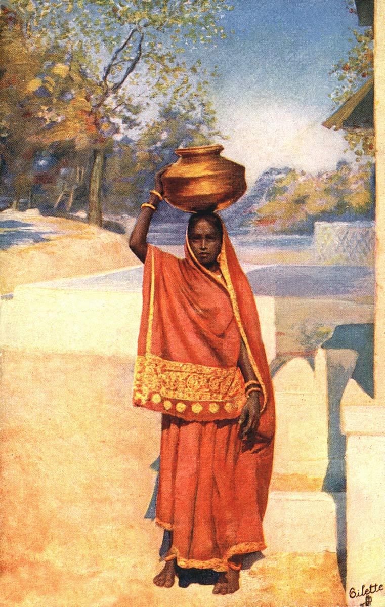 A Water Carrier, Central Provinces India.
