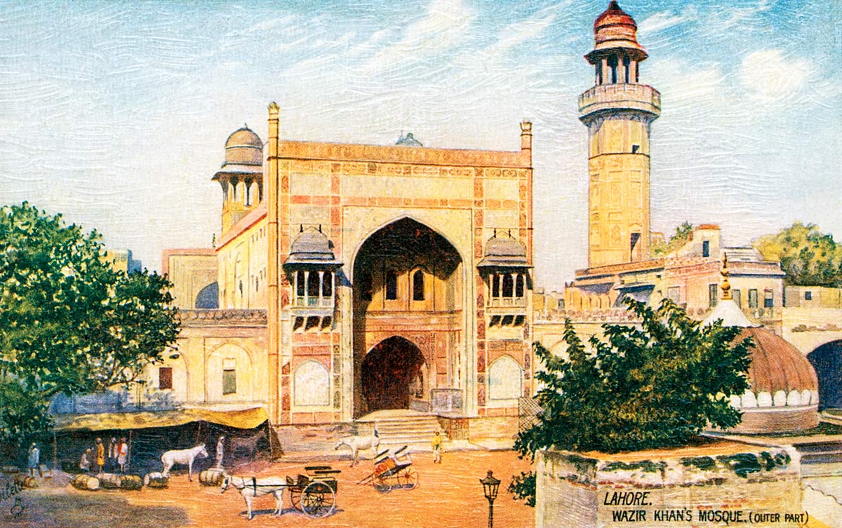 Lahore. Wazir Khan's Mosque (Outer Part)