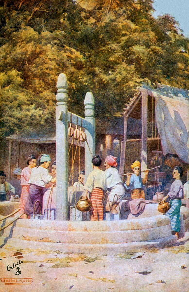 Burma. At the Well.