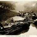 Country Boats in Buckingham Canal, Madras