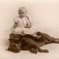 [Child and Dog]