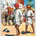 Postmen of the British Empire: Mail Carrier and Guard, Oudeypore, India