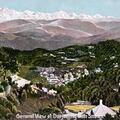General View of Darjeeling with Snow