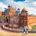 Delhi (Fort) Lahore Gate.