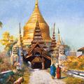 Schwegeena Pagoda, Pagan, Burma.