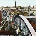 The Pontoon Bridge on the Hooghly. Calcutta.